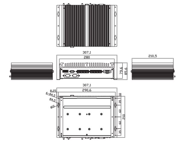 AES671-517 Fanless System 4 AES671-517 Fanless System