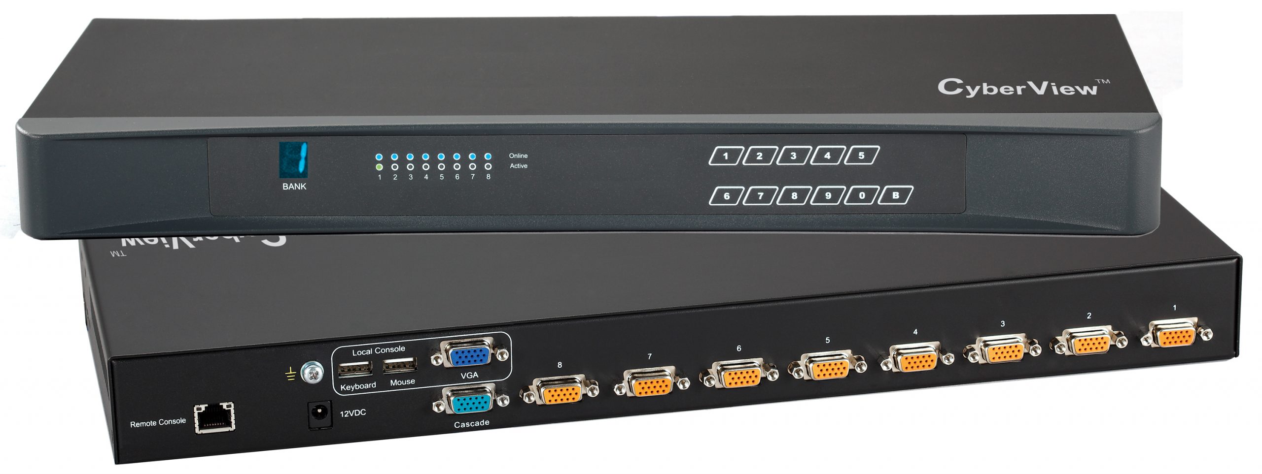 CV-802 - 8 Port VGA KVM Switch – 1 Local + 1 Extended Remote Users 1 CV-802 - 8 Port VGA KVM Switch – 1 Local + 1 Extended Remote Users