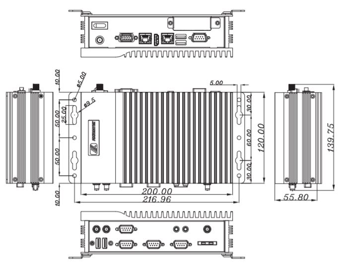 AES620-841-3845 Fanless System 4 AES620-841-3845 Fanless System