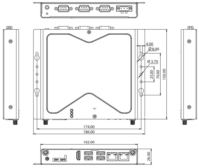 NES-50 Fanless System 4 NES-50 Fanless System