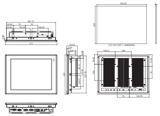 PPC-1208B - Panel PCs 4 PPC-1208B - Panel PCs