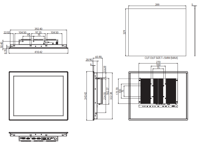 PPC-1706B - Panel PCs 4 PPC-1706B - Panel PCs