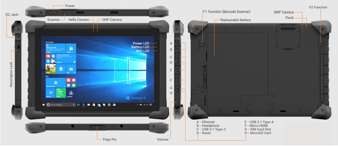 TBL1190W Rugged Tablet 4 TBL1190W Rugged Tablet