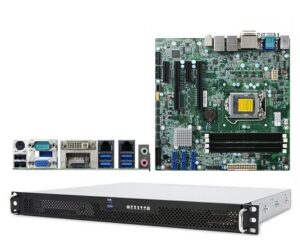 1U short depth rackmount computer