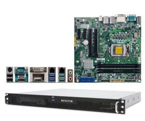 1U Short depth rackmount computer