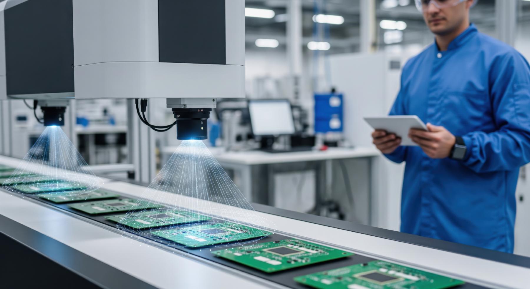 Motherboard manufacturing in industrial facility